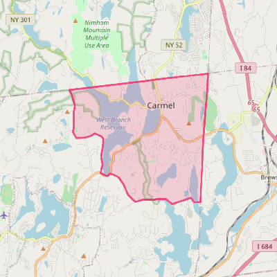 Map of Carmel Hamlet