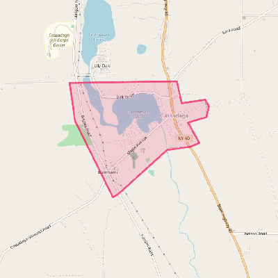 Map of Cassadaga