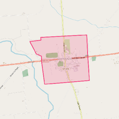 Map of Chateaugay