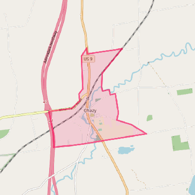 Map of Chazy
