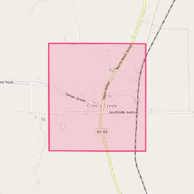 Map of Cherry Creek