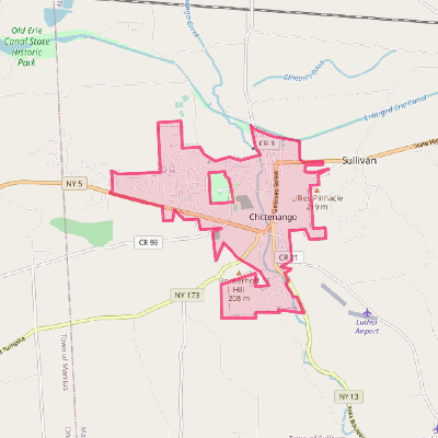 Map of Chittenango