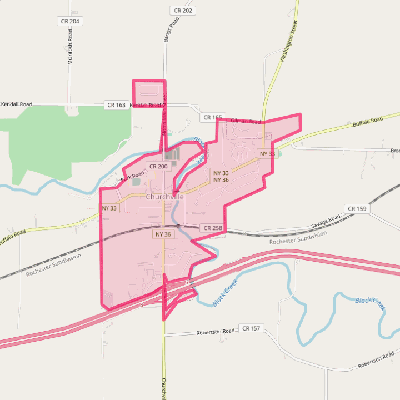 Map of Churchville