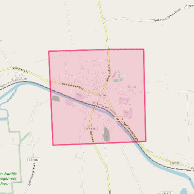 Map of Clyde