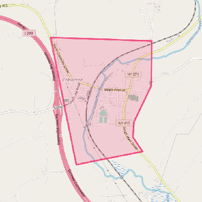 Map of Cohocton