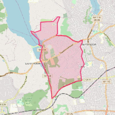 Map of Cold Spring Harbor