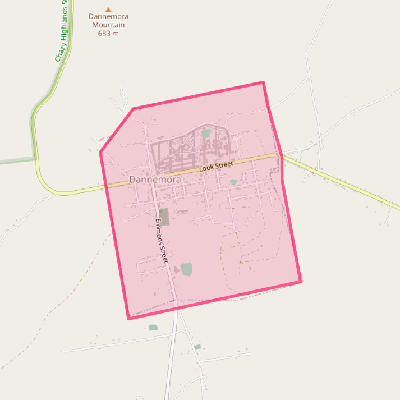 Map of Dannemora