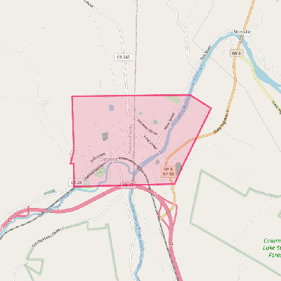 Map of Deposit