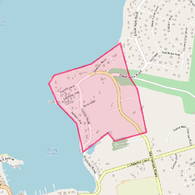 Map of Dering Harbor