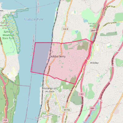 Map of Dobbs Ferry