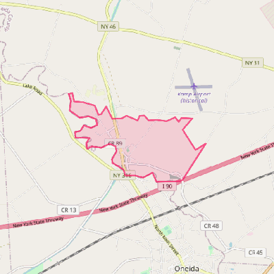 Map of Durhamville