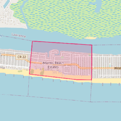 Map of East Atlantic Beach