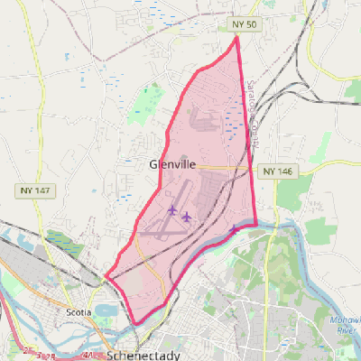 Map of East Glenville