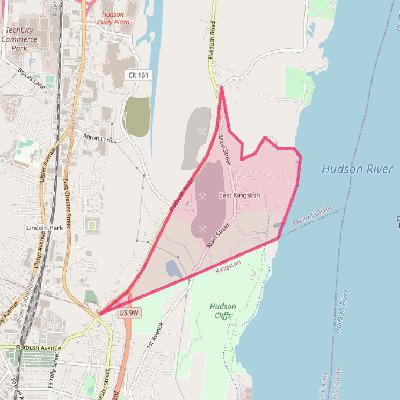 Map of East Kingston