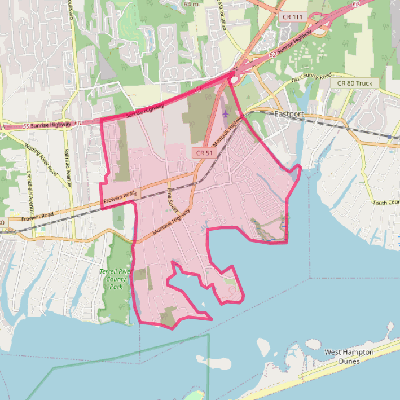Map of East Moriches