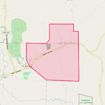 Map of East Randolph