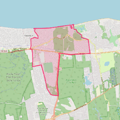 Map of East Shoreham