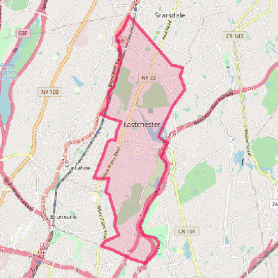 Map of Eastchester