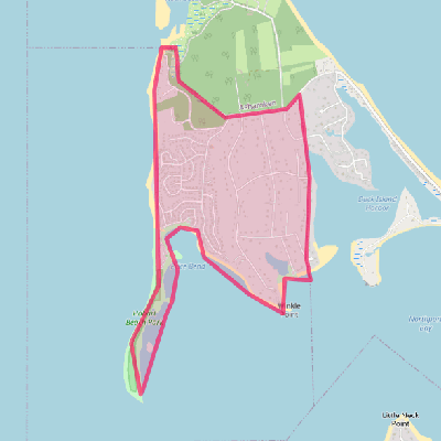 Map of Eatons Neck