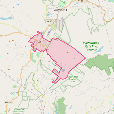 Map of Ellenville
