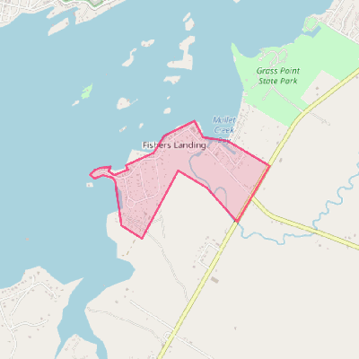 Map of Fishers Landing