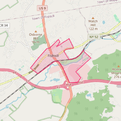 Map of Fishkill
