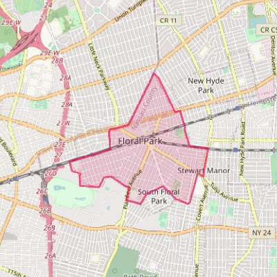 Map of Floral Park