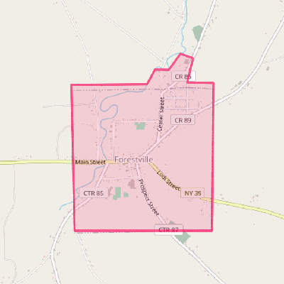 Map of Forestville