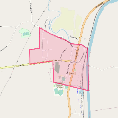 Map of Fort Ann