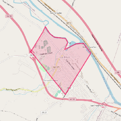 Map of Frankfort