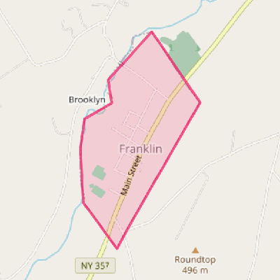 Map of Franklin