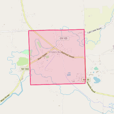 Map of Freeville