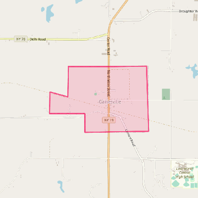 Map of Gainesville