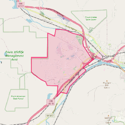 Map of Gang Mills