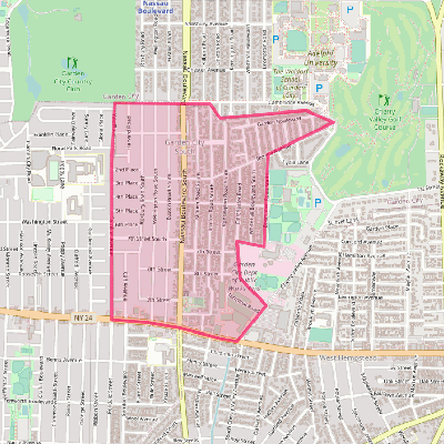 Map of Garden City South