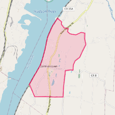 Map of Germantown