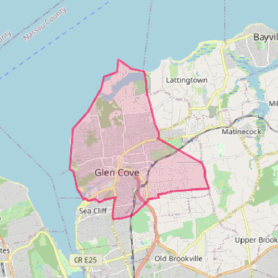 Map of Glen Cove