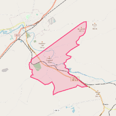 Map of Hailesboro