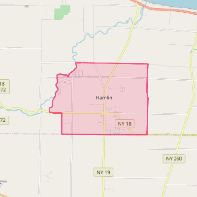 Map of Hamlin