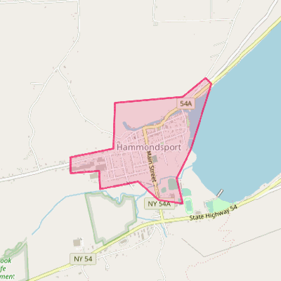 Map of Hammondsport