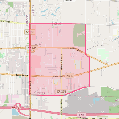 Map of Harris Hill