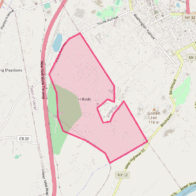 Map of Hillside