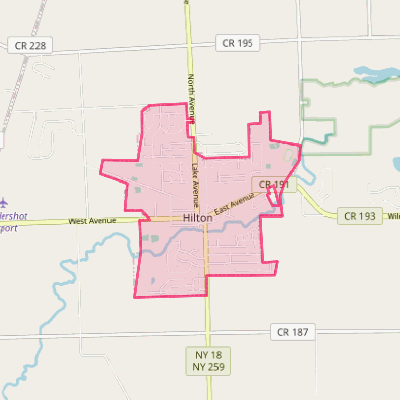 Map of Hilton