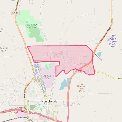 Map of Horseheads North