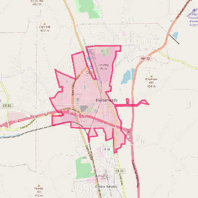 Map of Horseheads
