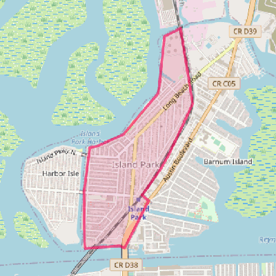 Map of Island Park