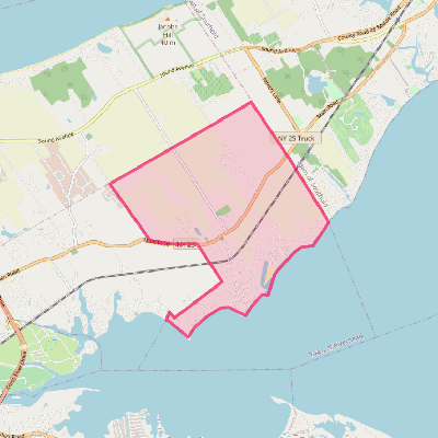 Map of Jamesport
