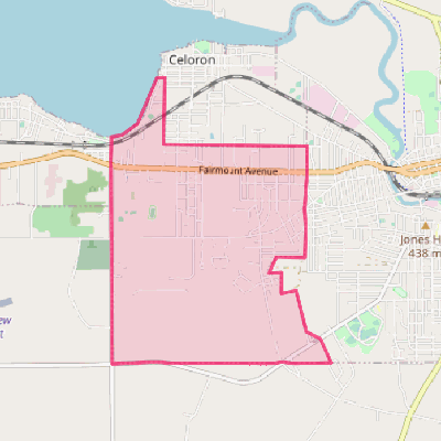 Map of Jamestown West