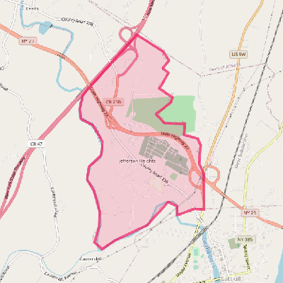 Map of Jefferson Heights