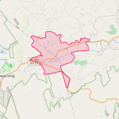 Map of Kerhonkson